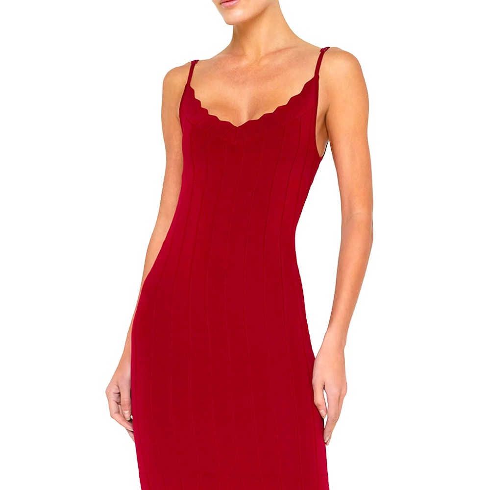 L’Agence Elegant Red Women's Slip Dress 
Worn once!